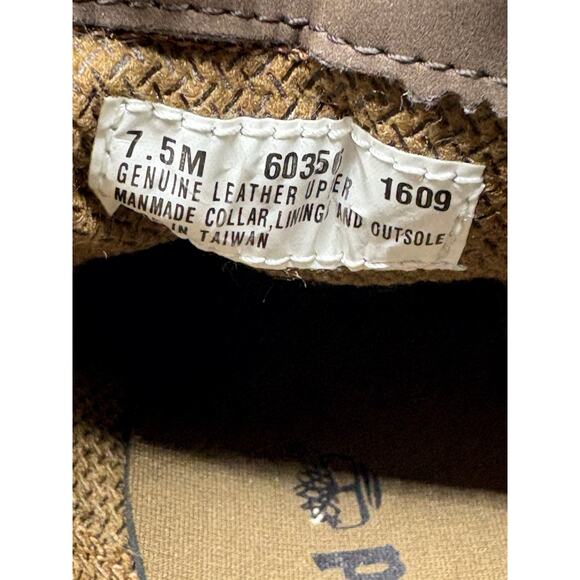 Timberland Mens Size 7.5 M Ankle Hiking Work Boots Booties Brown Leather 60356 main image 4